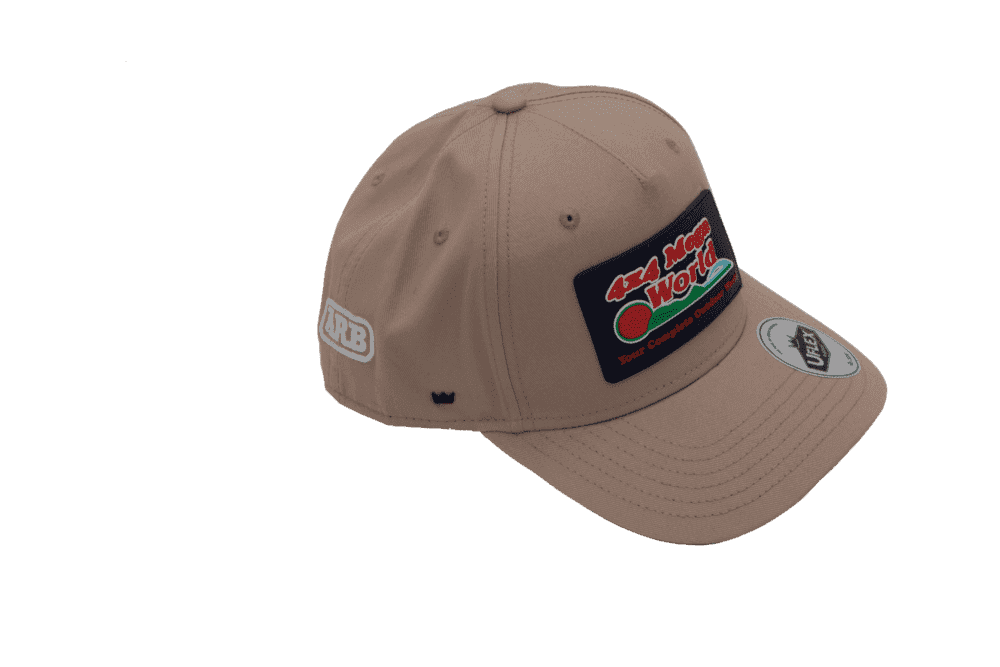 4x4 Mega World Baseball Cap - Brown 2 4x4 Mega World Baseball Cap - Brown
