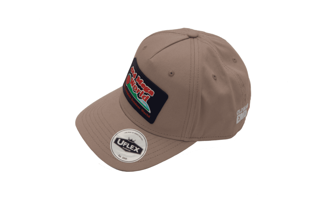 4x4 Mega World Baseball Cap - Brown 1 4x4 Mega World Baseball Cap - Brown