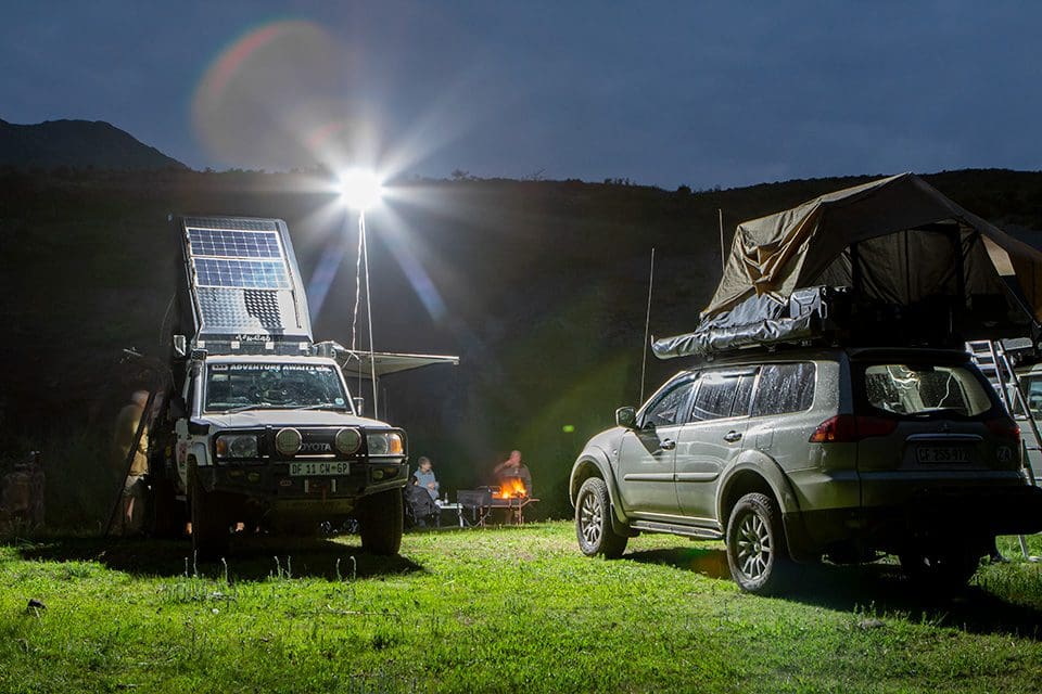 2x 550W LED Rod Camping Light 4 Desert 2x550W Dual LED Rod Camping Light