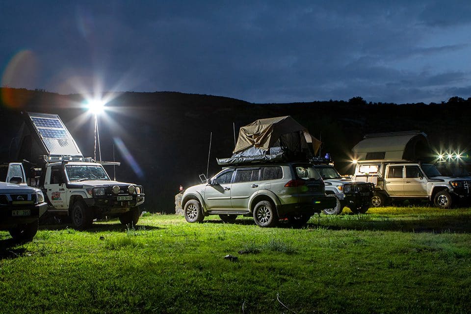 2x 550W LED Rod Camping Light 5 Desert 2x550W Dual LED Rod Camping Light