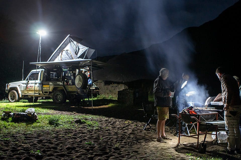 2x 550W LED Rod Camping Light 7 Desert 2x550W Dual LED Rod Camping Light