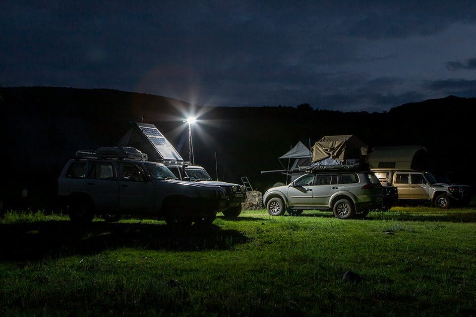 2x 550W LED Rod Camping Light 8 Desert 2x550W Dual LED Rod Camping Light