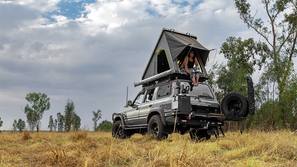 Desert RT1 Hardshell Rooftop Tent - Base Model 3 Desert RT1 Hardshell Rooftop Tent - Base Model