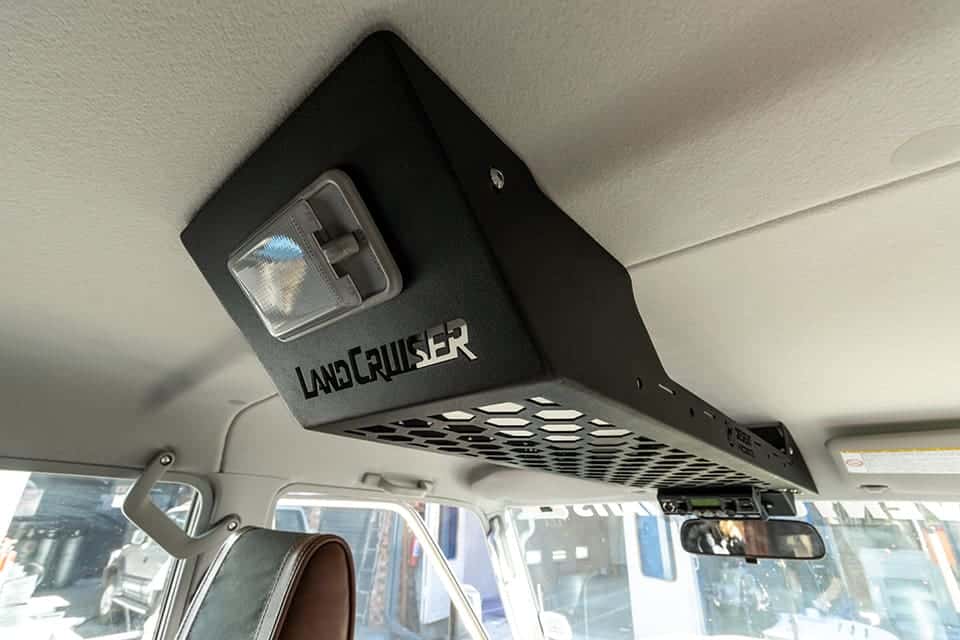 New L/Cruiser D/Cab Roof Console 2024 on 10 2024 Land Cruiser DC Desert Roof Console