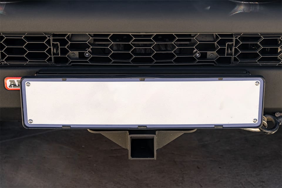 Desert Number Plate Flip Bracket (No Locking Pin) 4 Number Plate Flip Bracket (No Pin)